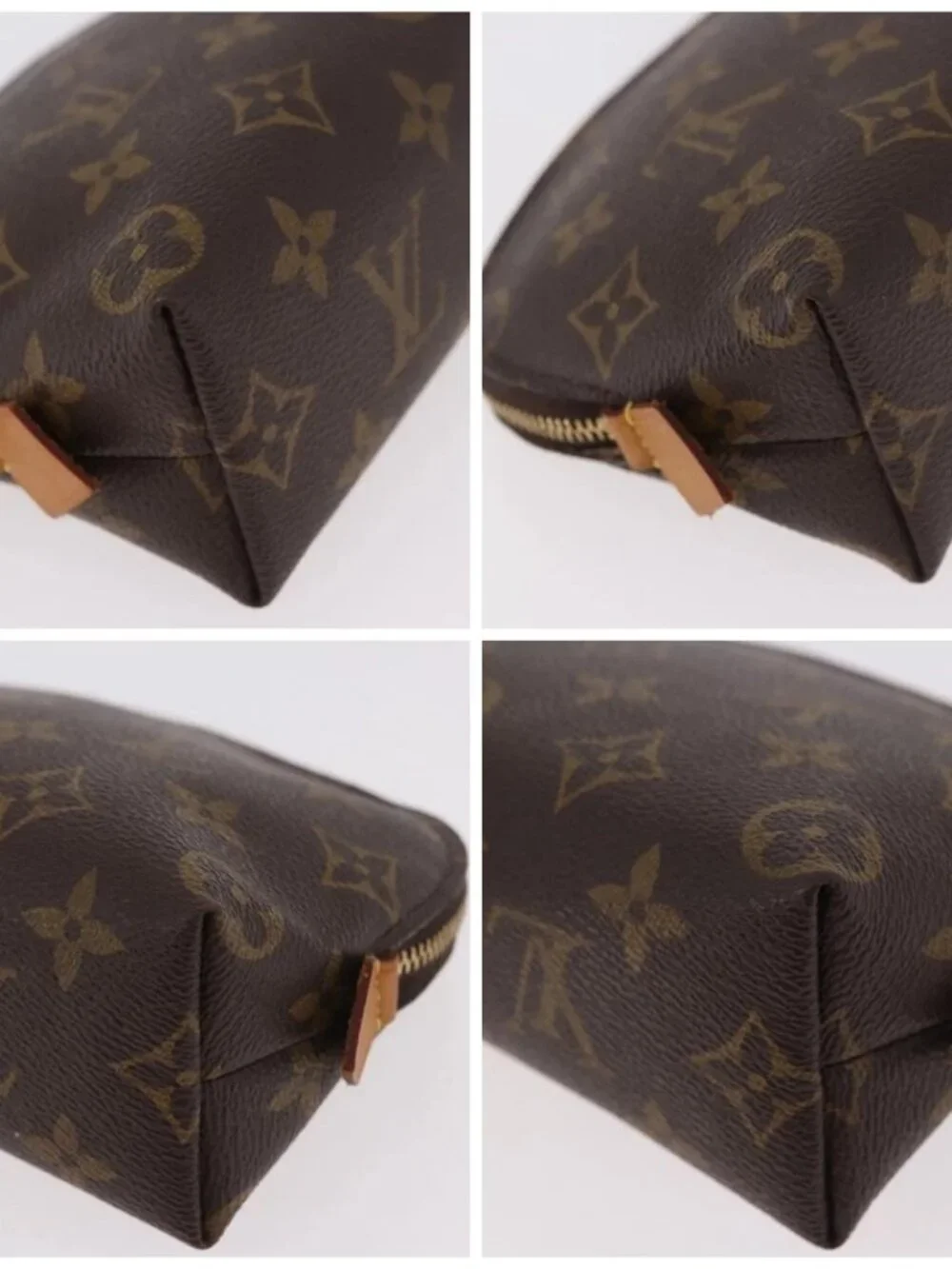 LOUIS VUITTON Monogram Pochette Cosmetic PM Pouch M43998 LV Auth 183346